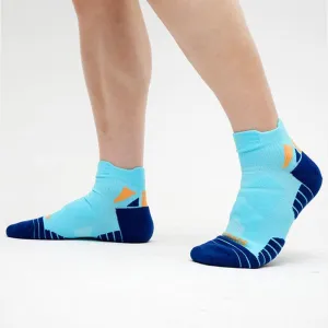 Compression Marathon Running Sock,Cushion Low Cut Socks,Moisture Wicking Athletic Men and Women 3 Pairs
