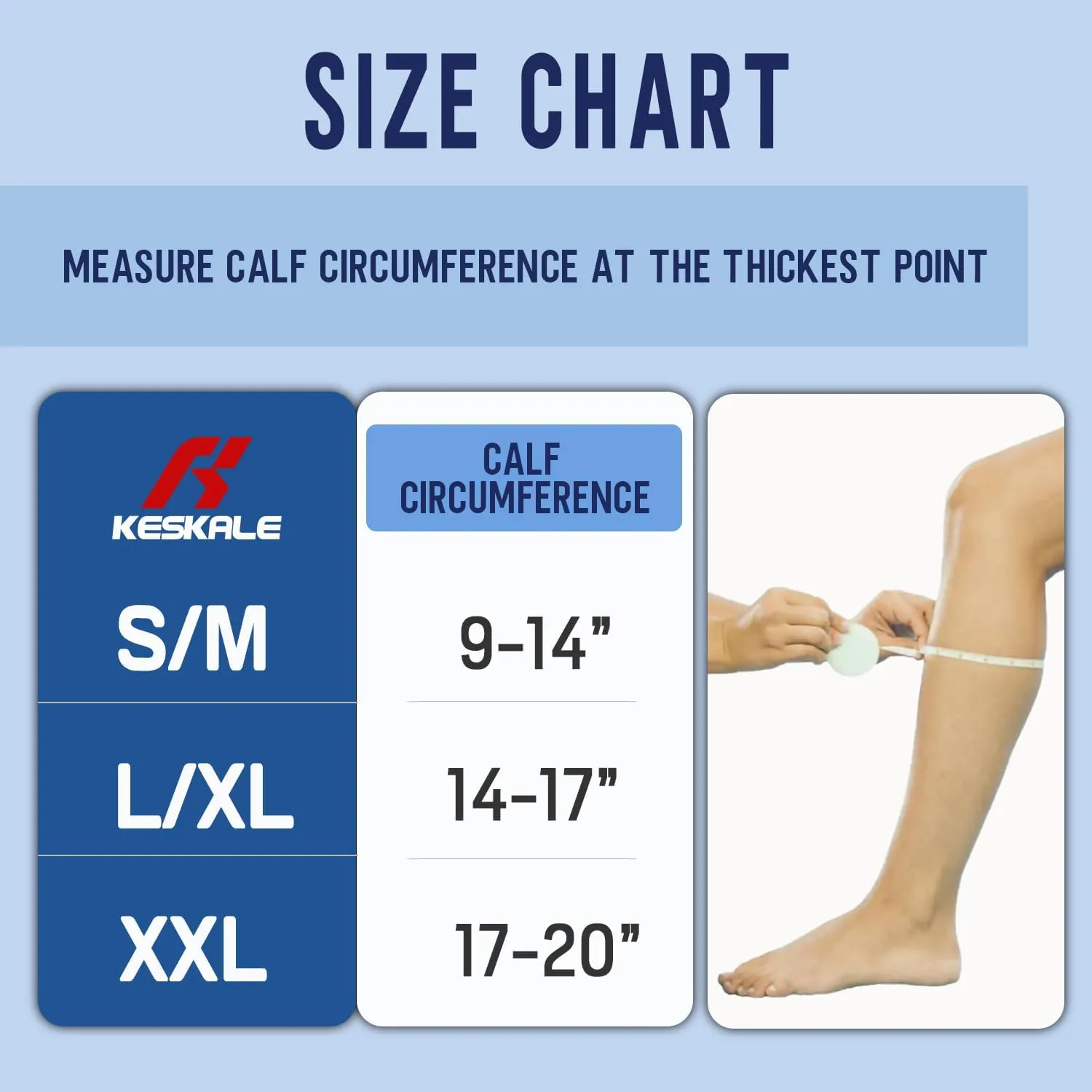 Compression Socks for Men & Women 20-30 mmHg Knee High -Best Support for Medical, Athletic, Sports, Travel (1/2Pairs)
