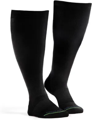 Copper Fit Viscose Bamboo Extra Soft & Comfortable Wide Calf Socks For Men &Women Easy On, Easy Off, Circulation &Swelling Relief For Travel, Nurses, Running, & Recovery