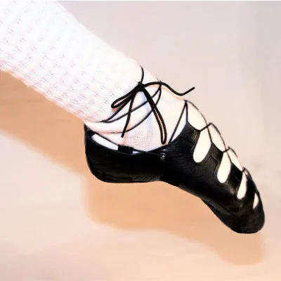 Corr's Practice Ghillie with Black Suede Sole - Wide - Child sizes only