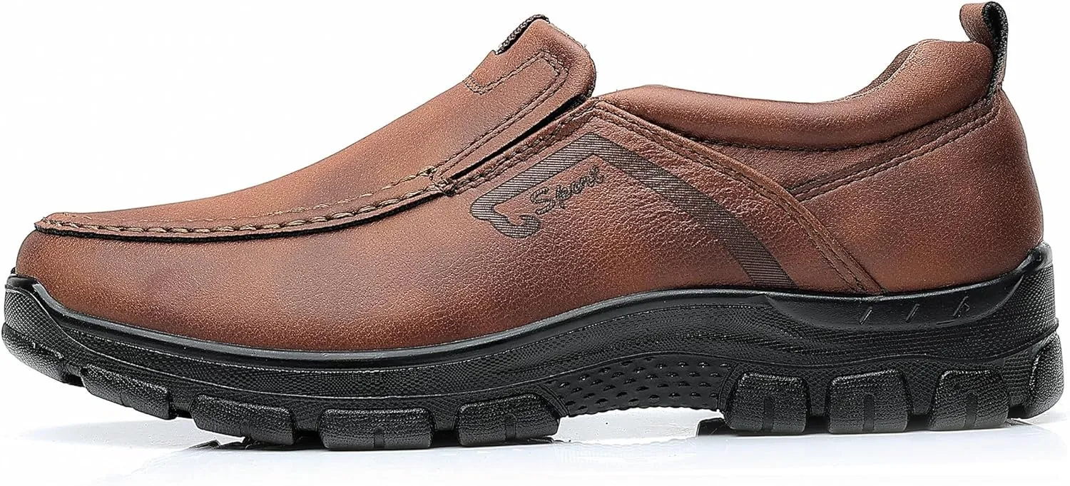 COSIDRAM Mens Loafers Slip on Shoes Casual Comfort Soft Moccasin Daily Flats Driving Walking Shoes Lightweight