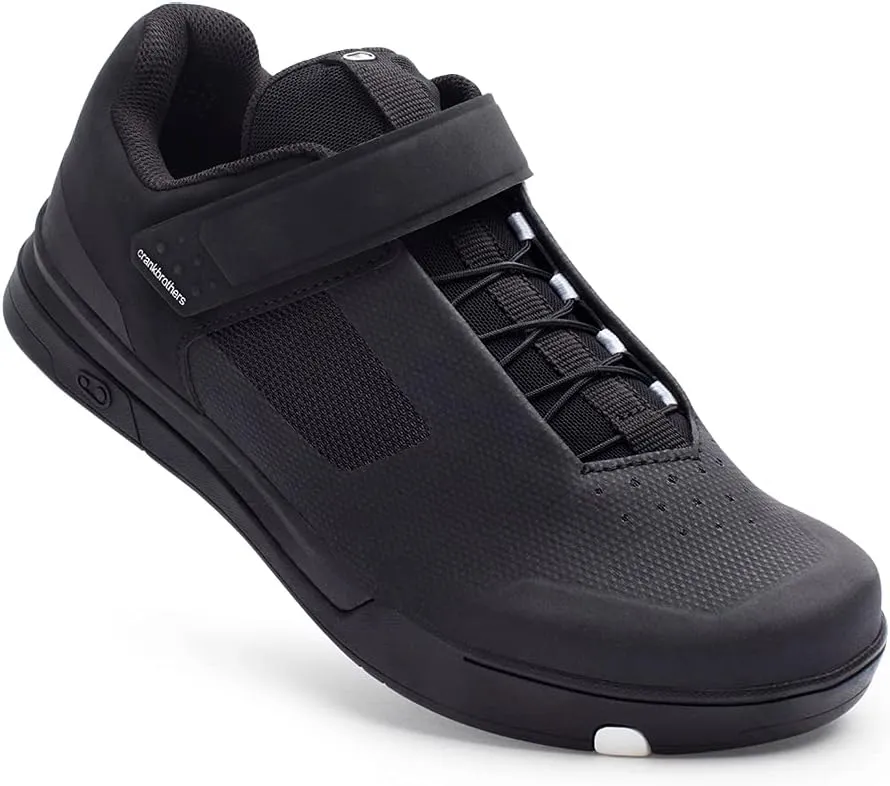 Crank Brothers Mallet Speedlace Mountain Bike Shoe Black/White, 11.5 - Men's