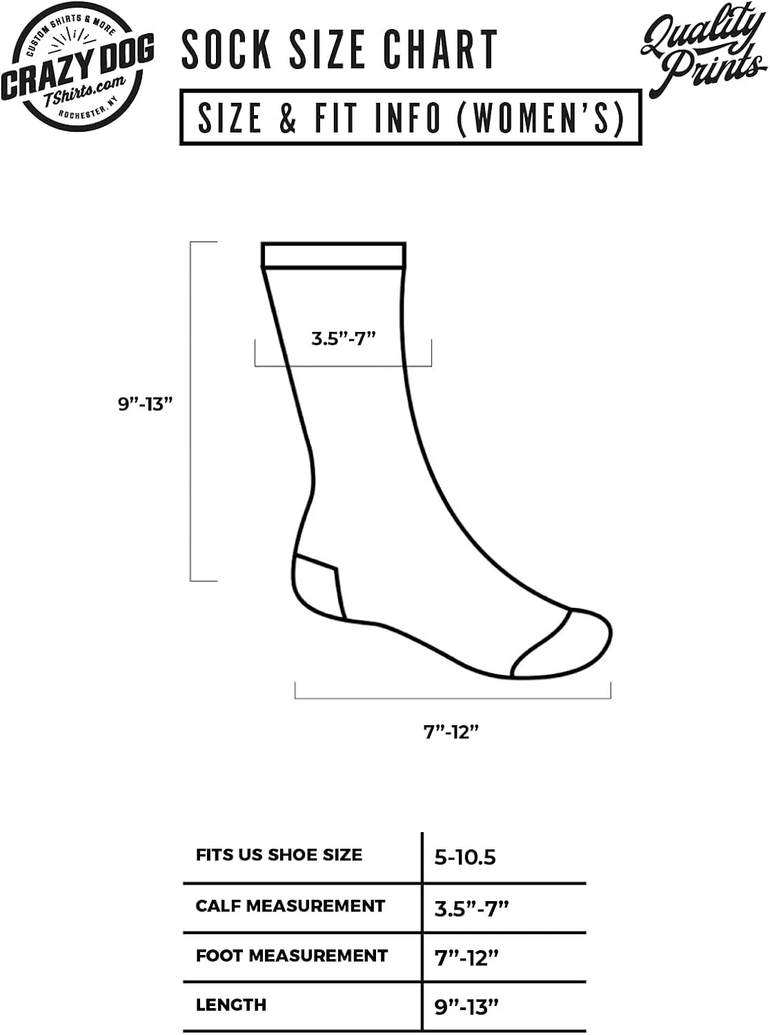 Crazy Dog Womens Christmas Socks Cute Cozy Festive Xmas Socks for the Holidays