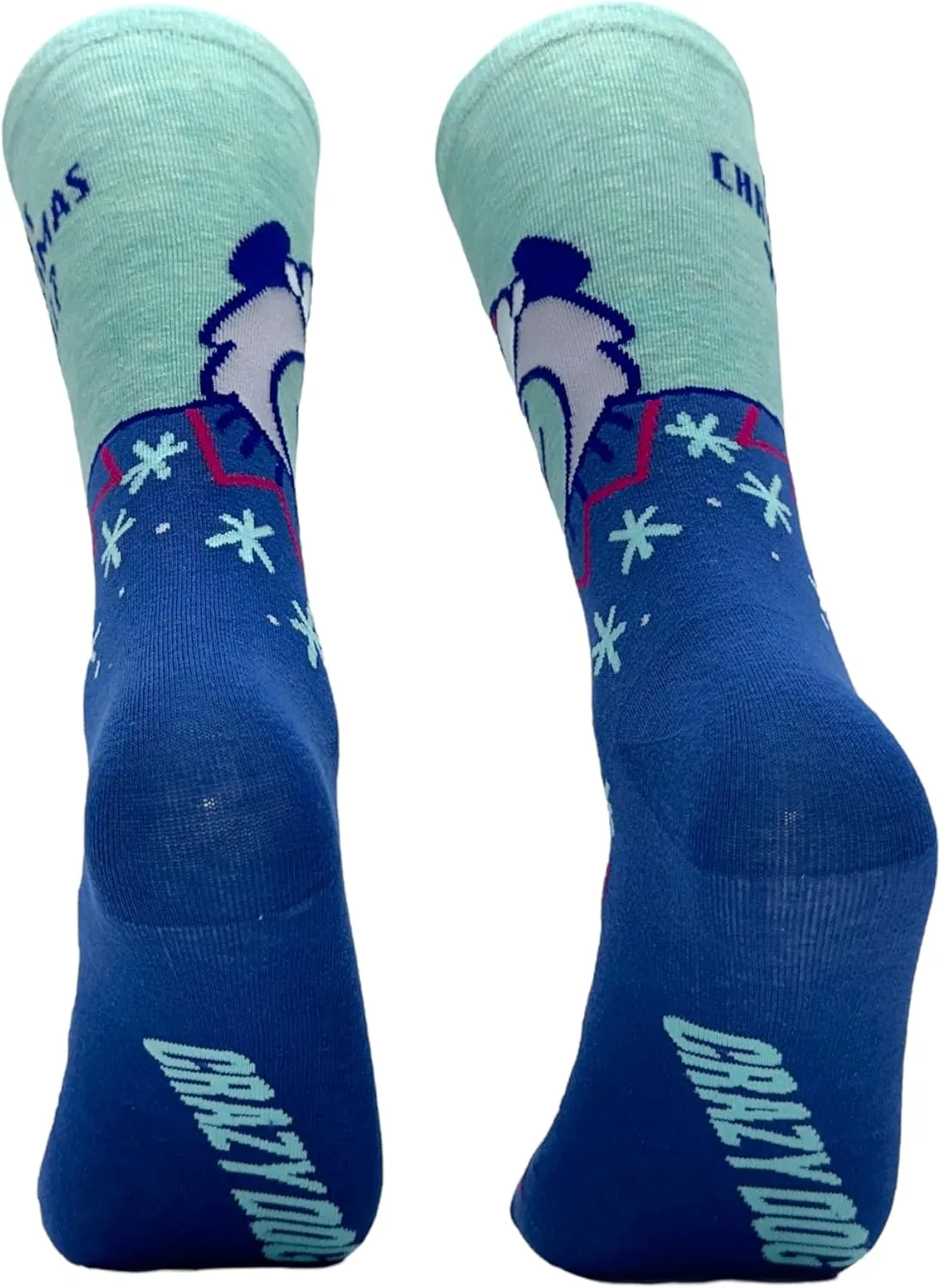 Crazy Dog Womens Christmas Socks Cute Cozy Festive Xmas Socks for the Holidays