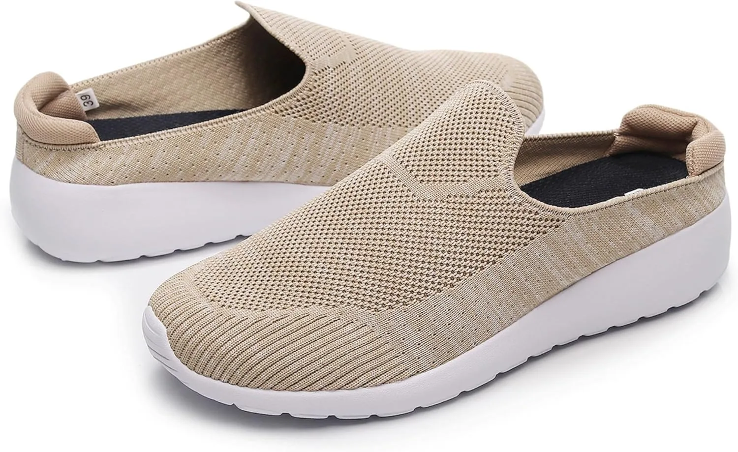 Cull4U Women's Easy 2 Walk Knit Mules Shoe
