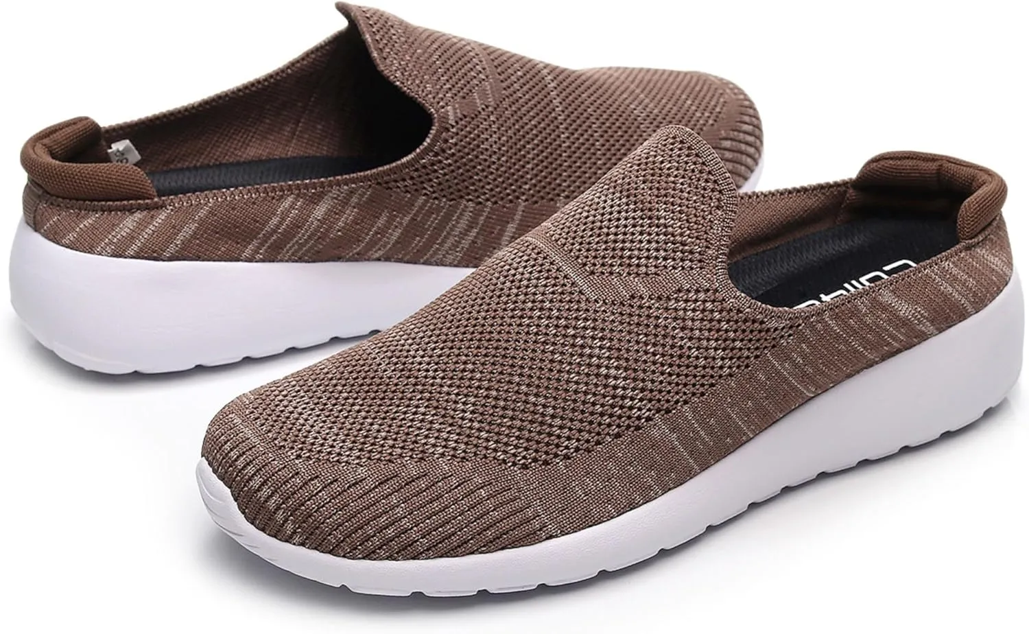 Cull4U Women's Easy 2 Walk Knit Slipper Mules Shoe