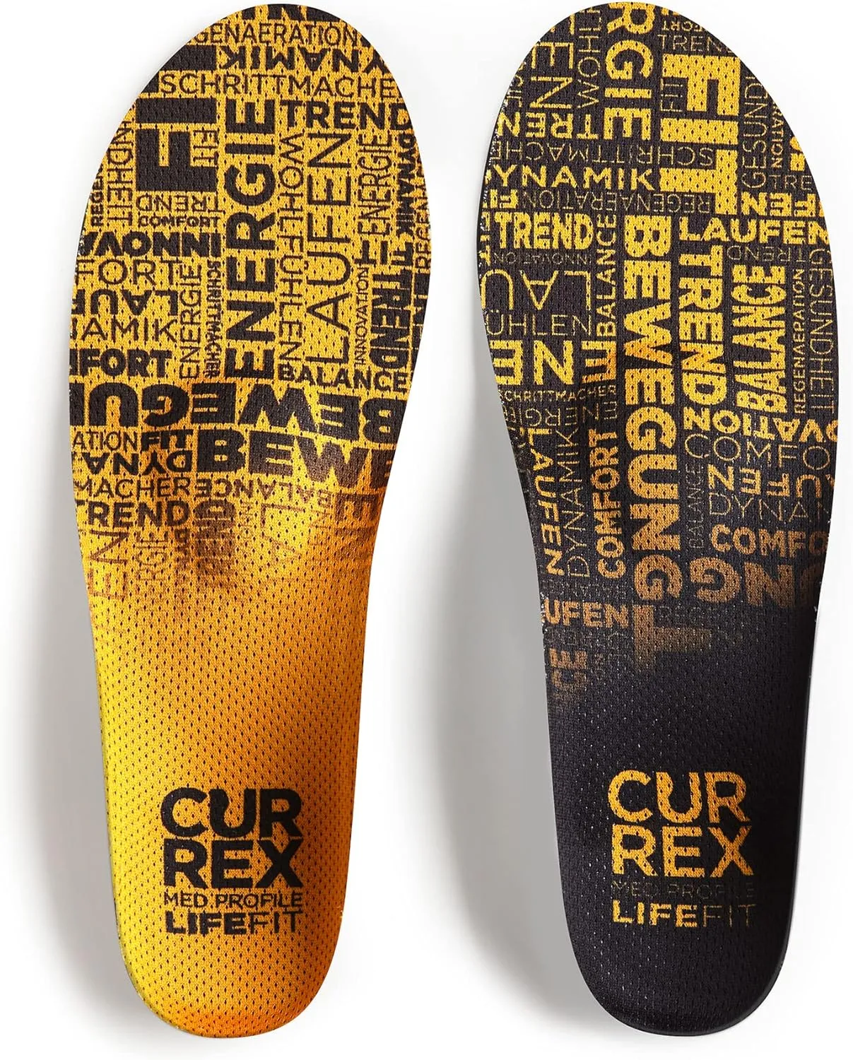 CURREX LIFEFIT - Everyday Comfort & Support Insole, Ball of Foot Support, Foot and Heel Relief, Metatarsal Cushioning Insert for Work and Casual Walking Shoes, Men and Women