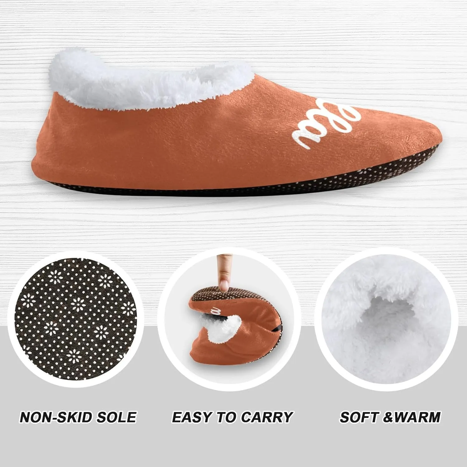 Custom House Slippers for Women Men Personalized Non-Slip Soft Sole Slippers
