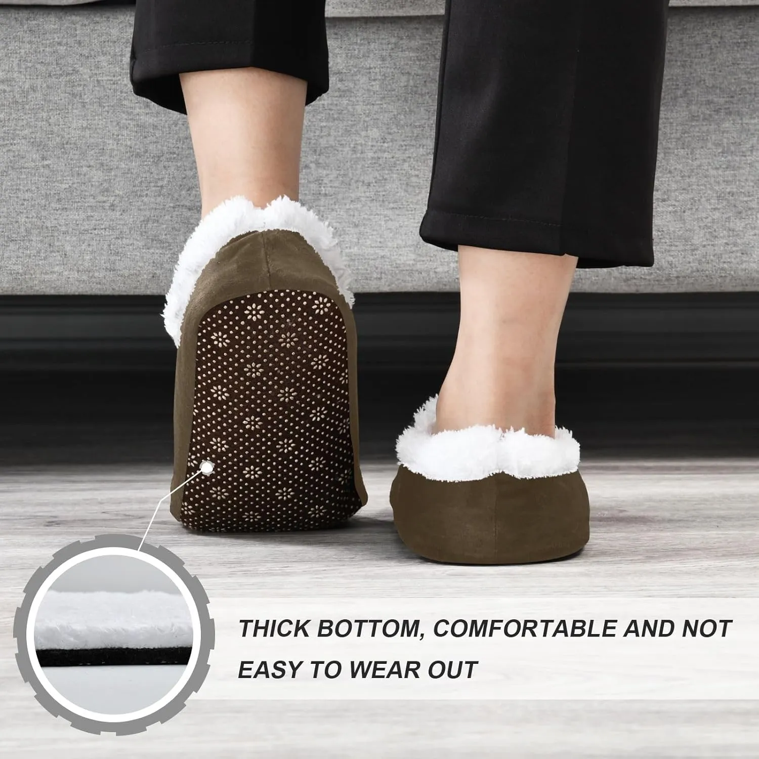 Custom House Slippers for Women Men Personalized Non-Slip Soft Sole Slippers