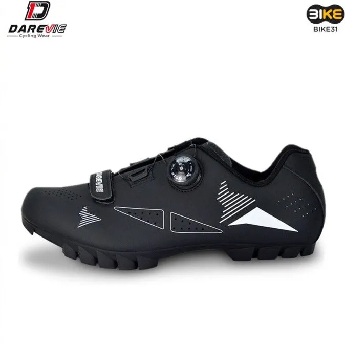 Darevie DVMS001 MTB Cycling Bicycle Bike Shoe with ATOP Lacing System / Black (Sizes 39 to 44)