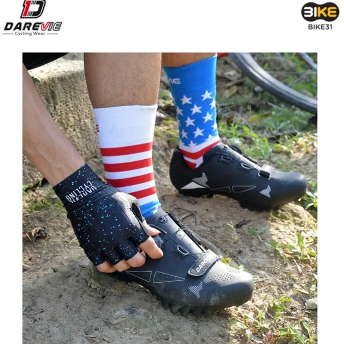 Darevie DVMS001 MTB Cycling Bicycle Bike Shoe with ATOP Lacing System / Black (Sizes 39 to 44)