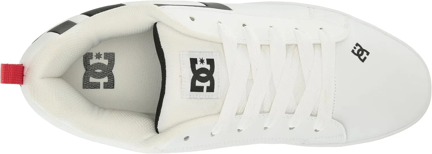 DC Men's Court Graffik Sq Low Skate Shoe