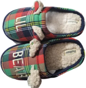 Dearfoams Cozy Comfort Lil Bear Slippers size 2/3