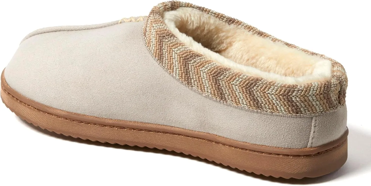 Dearfoams Women's Wren High Vamp Clog Indoor/Outdoor Memory Foam House Shoe