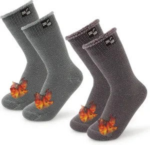 DG Hill Winter Thermal Socks - Warm Socks for Men Women Cold Weather Insulated Sock - Heated Socks Thick Snow Sock