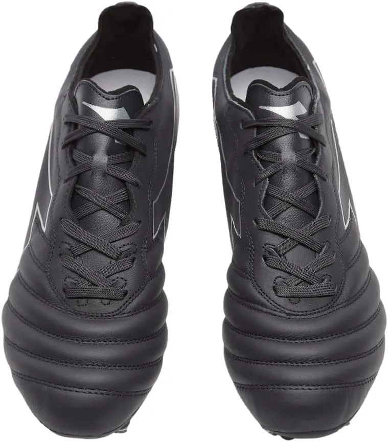 Diadora Brasil Elite 2 LT LP12 Firm Ground Soccer Shoe - Ultra-Soft, Water-Resistant Full-Grain Calfskin Upper, Non-Stretch Fabric Lining, Non-Slip PU Heel Lining, Insole with Flex Points
