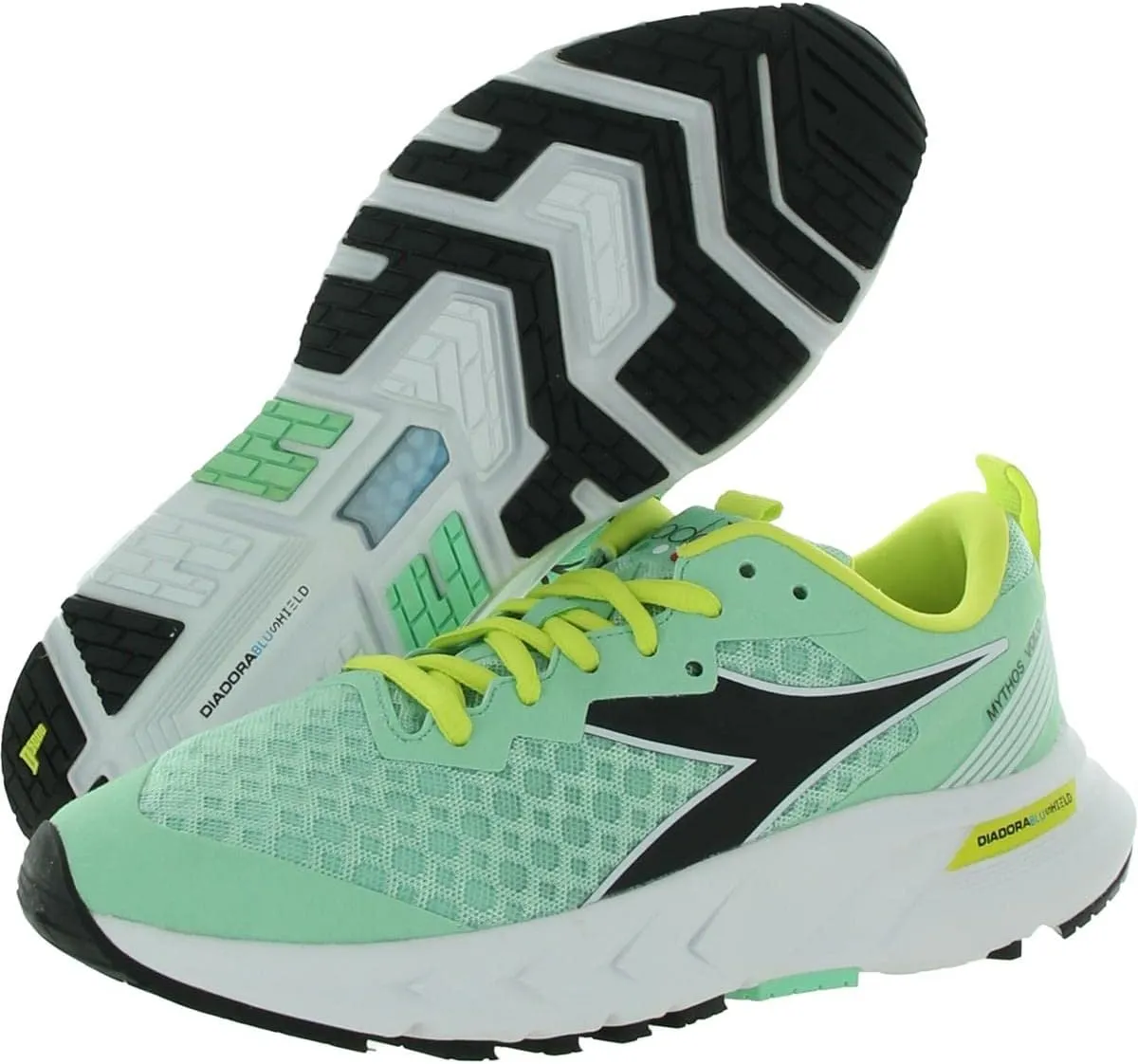 Diadora Womens Mythos Blushield Hip 5 Knit Trainers Running Shoes