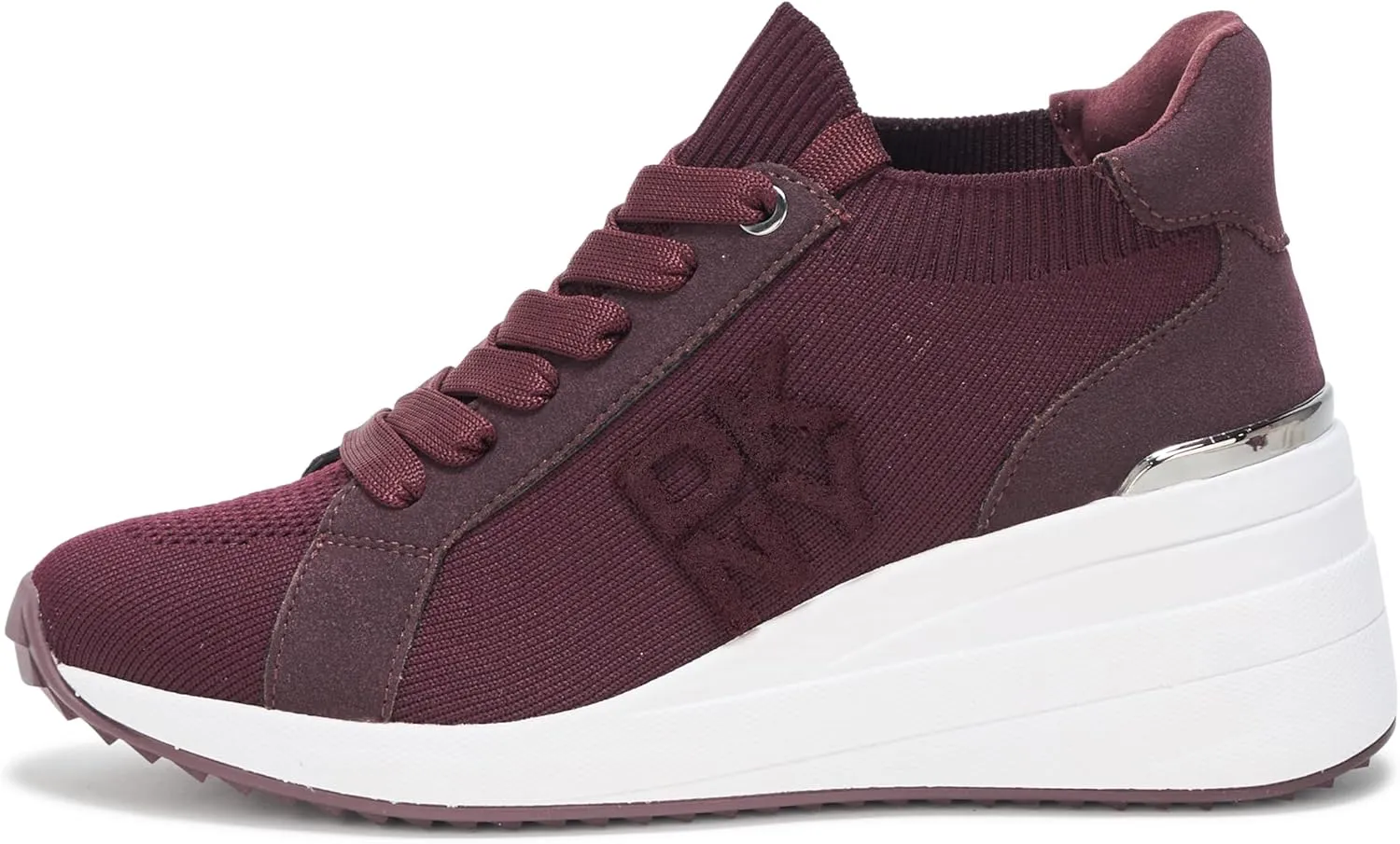 DKNY Women's Kasia Everyday Lace Up Wedge Sneaker