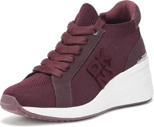 DKNY Women's Kasia Everyday Lace Up Wedge Sneaker