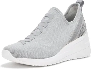 DKNY Women's Keeva Everyday Slip on Wedge Sneaker with Logo