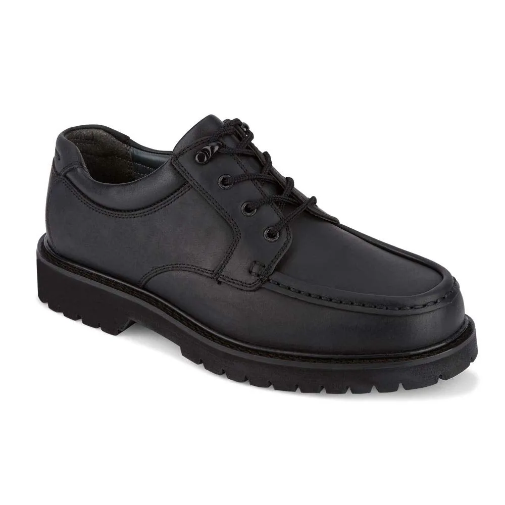 DOCKERS Mens Glacier Synthetic Leather Rugged Casual Oxford Shoe, Black, 13 W