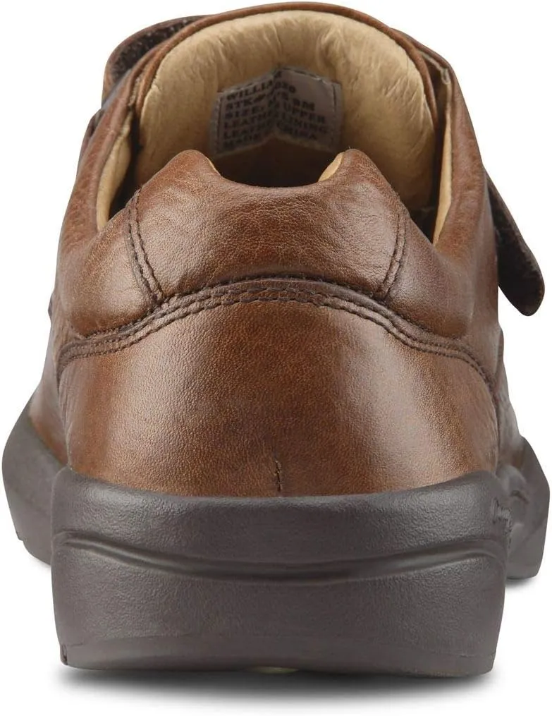 Dr. Comfort William Black Diabetic Shoes for Men-Easy Off with Removable Shoe Insole-Everyday Office Wear Shoes
