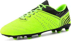DREAM PAIRS Mens Sport Flexible Athletic Lace Up Light Weight Outdoor Cleats Football Soccer Shoes