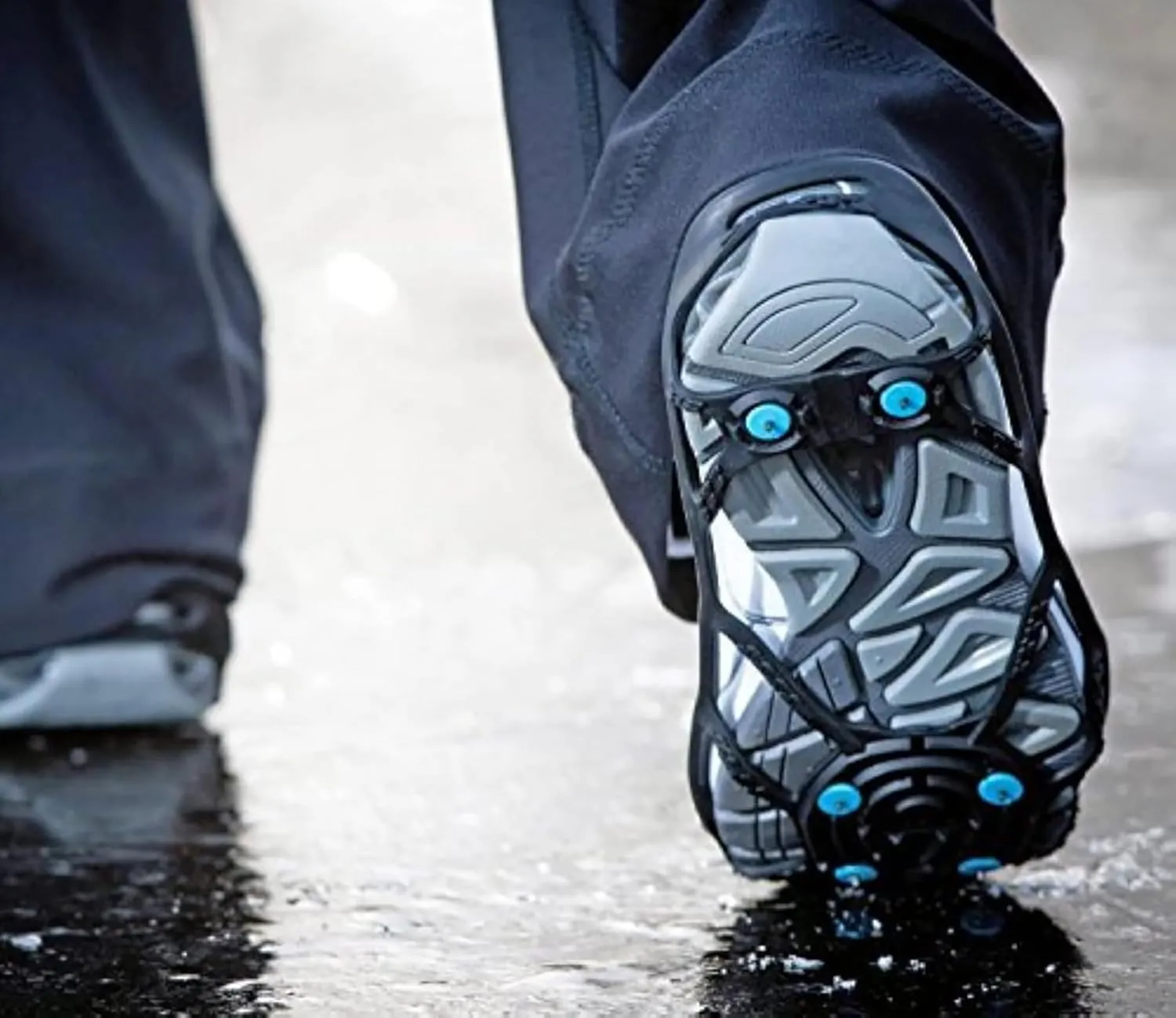 Due North Everyday G3 Ice Cleats for Shoes & Boots - Traction Spikes for Men & Women to Improve Grip on Snow & Ice