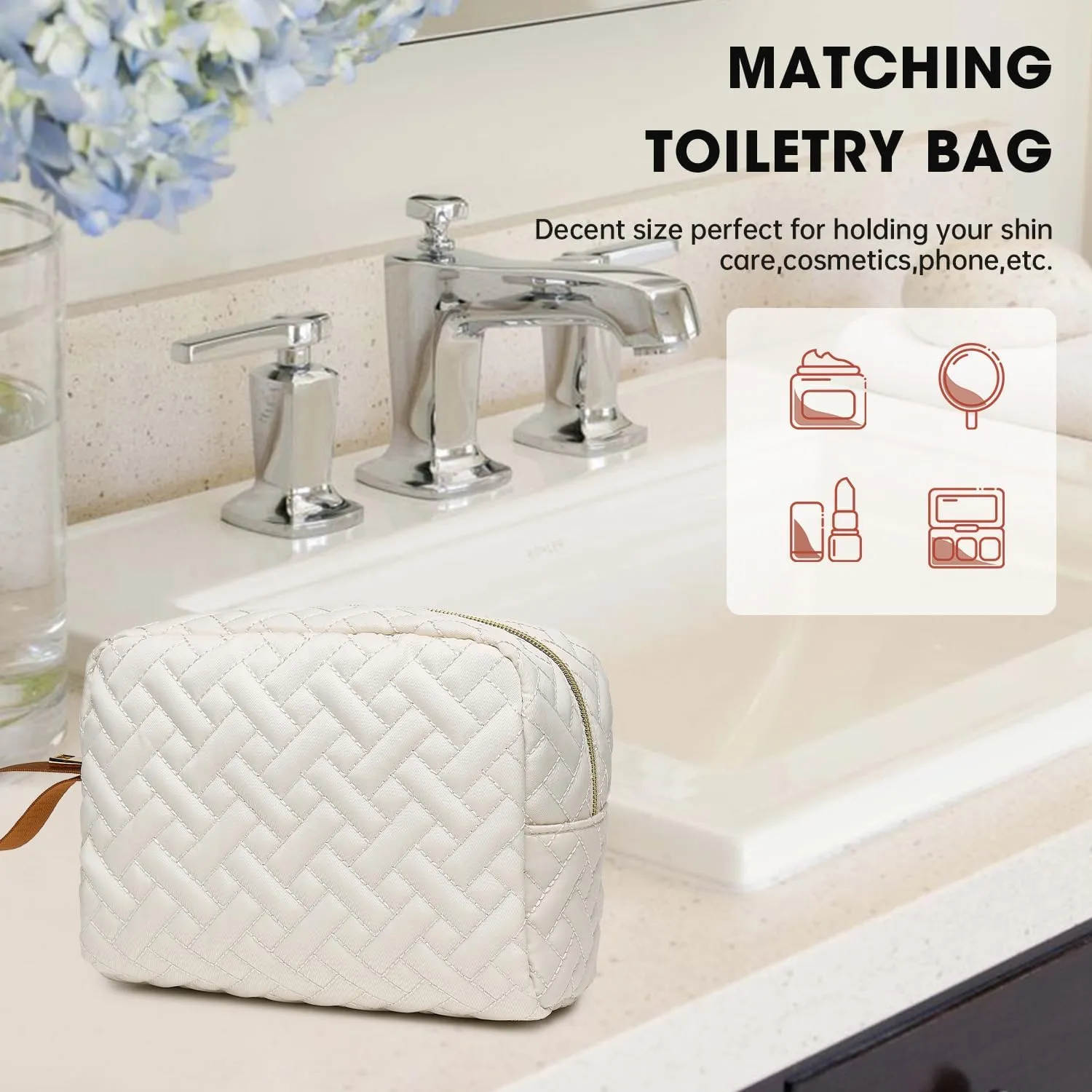 Duffle Bags for women,50L Quilted Travel Weekender Bag with Shoe Compartment, Large Carry On Overnight Tote Gym Bag