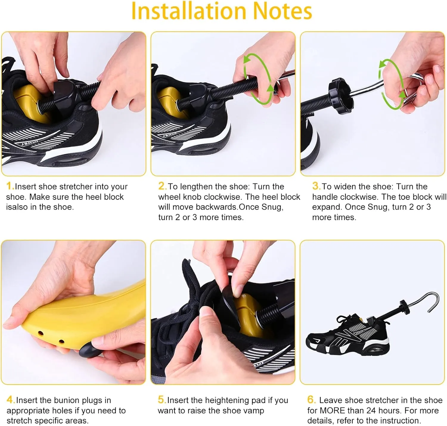eachway Shoe Stretcher Shoe Trees,Adjustable Length & Width for Men and Women(for Men's Size Us 10-13.5)