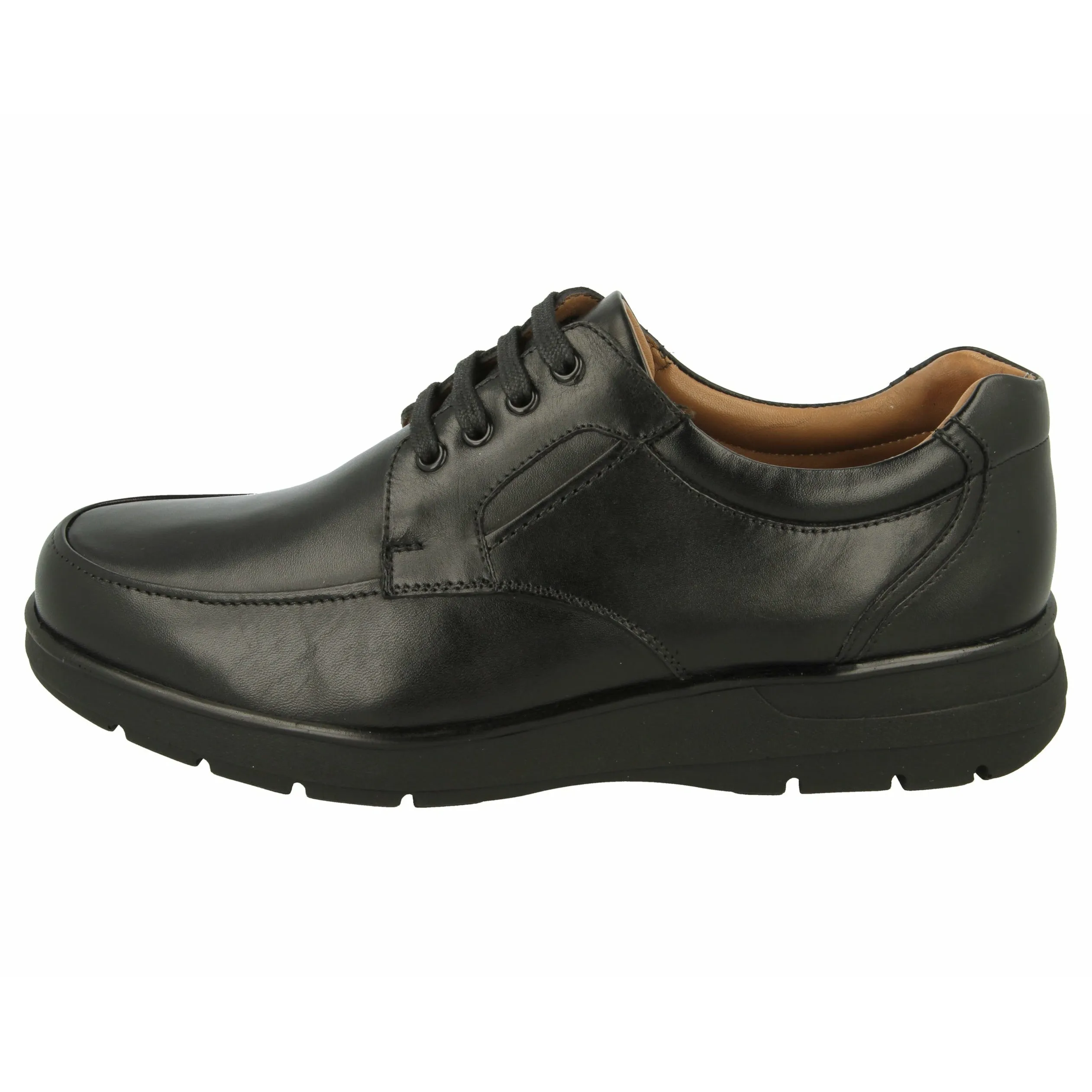 Easy B Congo - Men's Wide Fit Lace Shoe in Black