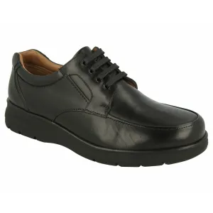 Easy B Congo - Men's Wide Fit Lace Shoe in Black