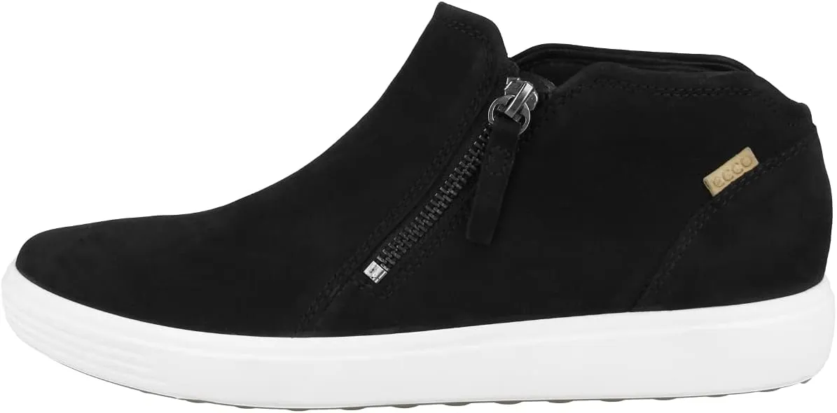 ECCO Women's Soft 7 Side Zip Bootie Sneaker