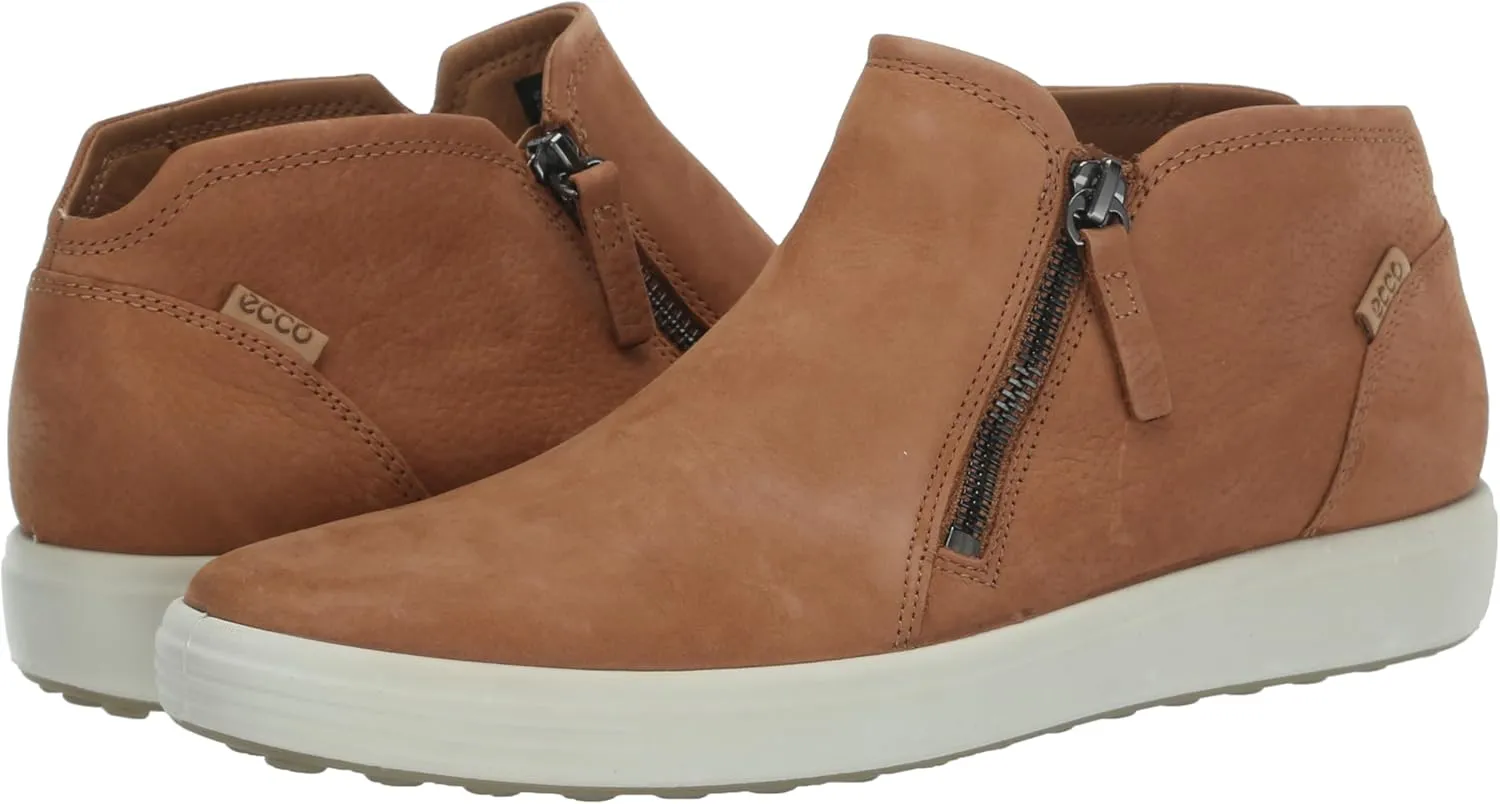 ECCO Women's Soft 7 Side Zip Bootie Sneaker