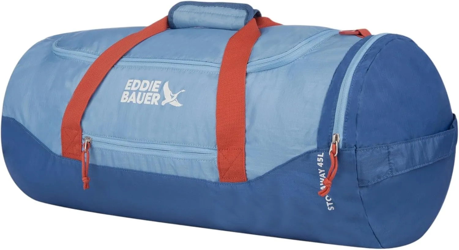 Eddie Bauer Stowaway Packable Duffel Bag | Travel | Foldable | Lightweight | Durable | Ripstop Polyester | 23" Length | 45L Capacity