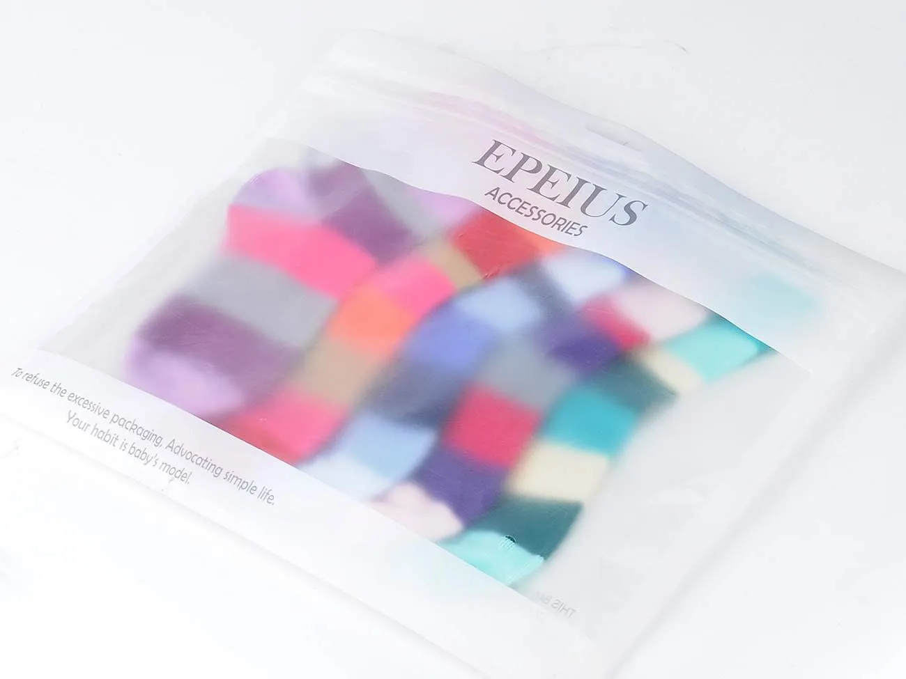 EPEIUS Kids Girls' 5 Pack Seamless Rainbow Stripes Crew Socks
