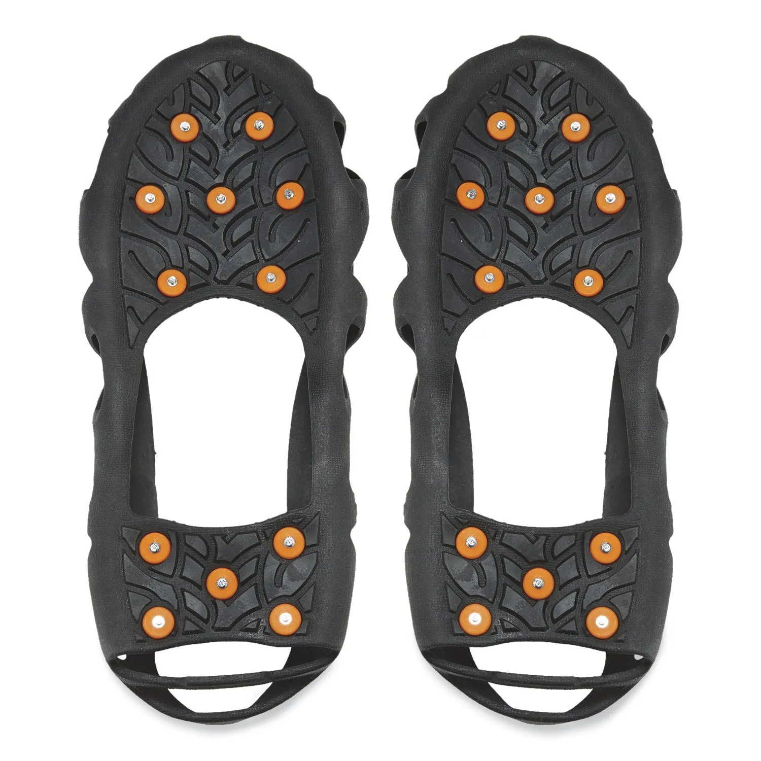 ergodyne® Trex 6304 One-Piece Step-In Full Coverage Ice Cleats, Medium, Black, Pair