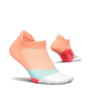 Feetures Elite Light Cushion No Show Tab Sock in Vibrant Reef