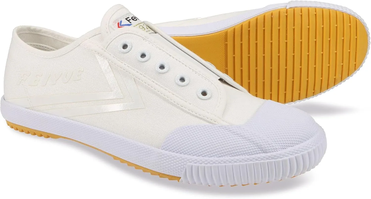 FEIYUE Fe Lo 1920 Low Top Slip-On Canvas Performance Shoe with Rubber Sole Everyday Fashion Sneaker
