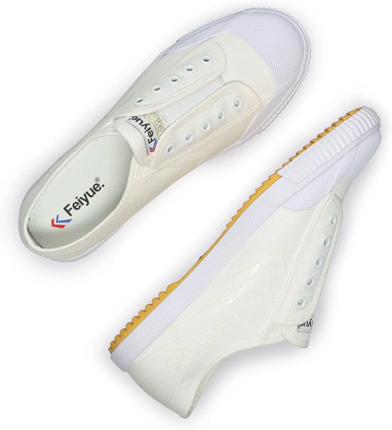 FEIYUE Fe Lo 1920 Low Top Slip-On Canvas Performance Shoe with Rubber Sole Everyday Fashion Sneaker
