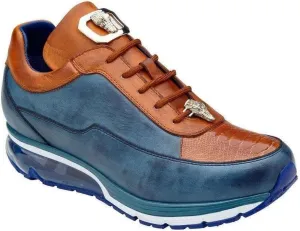 Flash Genuine Ostrich and Soft Italian Calf Shoe