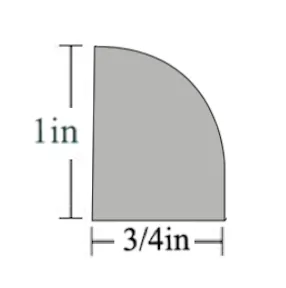 Flexible 1" Base Shoe