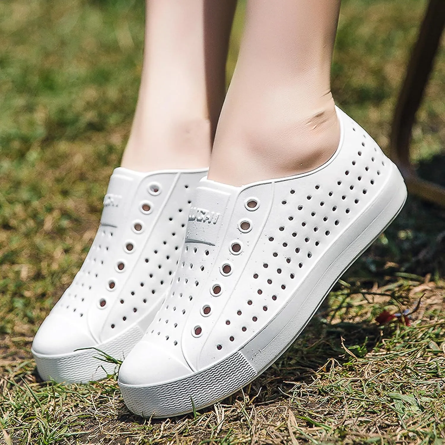FLIOZY Waterproof Garden Clogs for Men and Women - Lightweight Breathable EVA Slip-On Shoes - Comfortable Non-Slip Casual Footwear for Outdoor, Beach, Everyday Wear