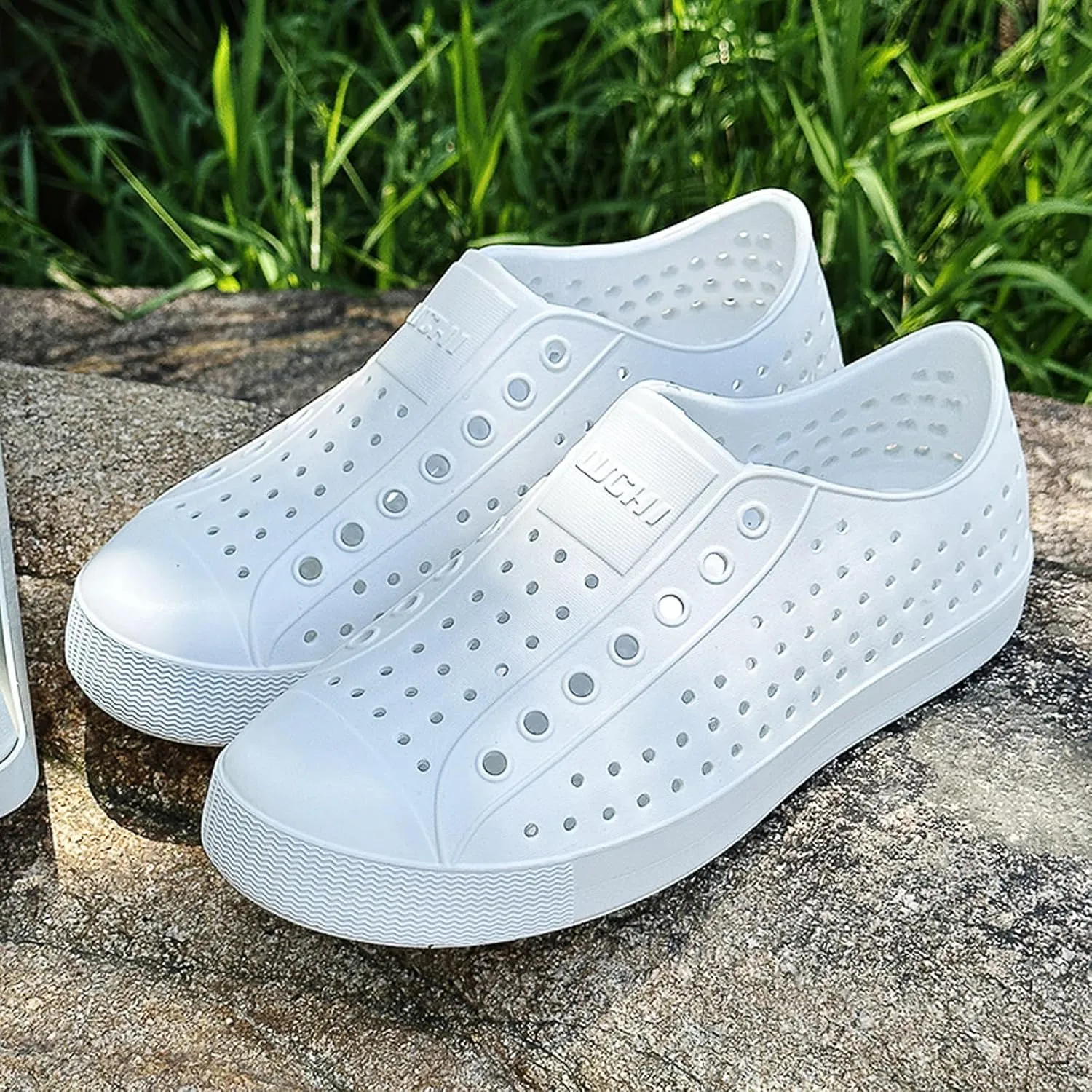 FLIOZY Waterproof Garden Clogs for Men and Women - Lightweight Breathable EVA Slip-On Shoes - Comfortable Non-Slip Casual Footwear for Outdoor, Beach, Everyday Wear