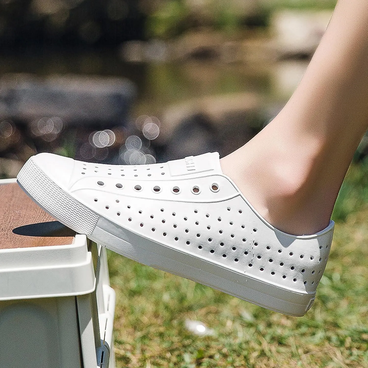 FLIOZY Waterproof Garden Clogs for Men and Women - Lightweight Breathable EVA Slip-On Shoes - Comfortable Non-Slip Casual Footwear for Outdoor, Beach, Everyday Wear