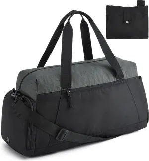 Foldable Gym Duffle with Shoe Compartment