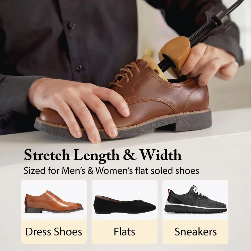 FootFitter Professional Shoe Stretcher – Length & Width Shoe Expander for Men & Women, Adjustable Shoe Tree Stretcher
