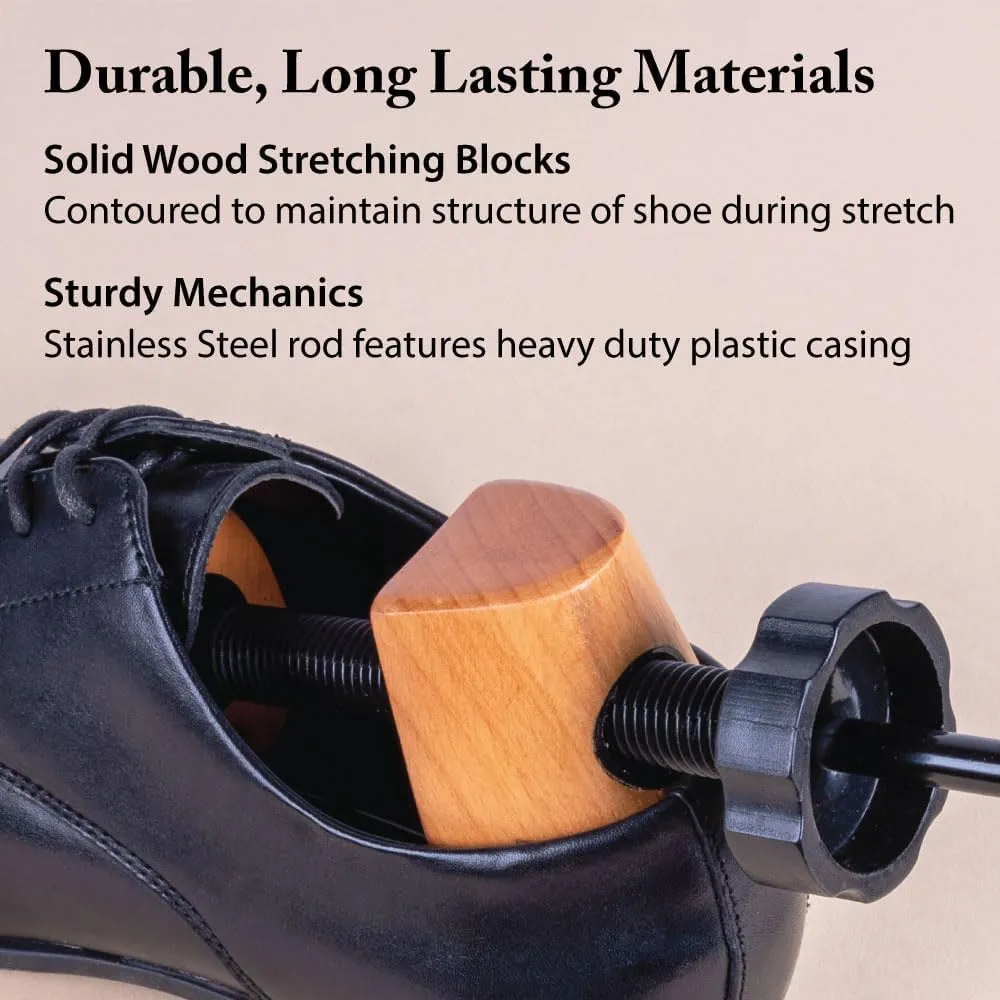 FootFitter Professional Shoe Stretcher – Length & Width Shoe Expander for Men & Women, Adjustable Shoe Tree Stretcher