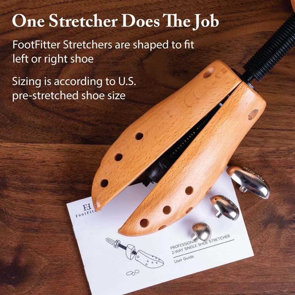 FootFitter Professional Shoe Stretcher – Length & Width Shoe Expander for Men & Women, Adjustable Shoe Tree Stretcher