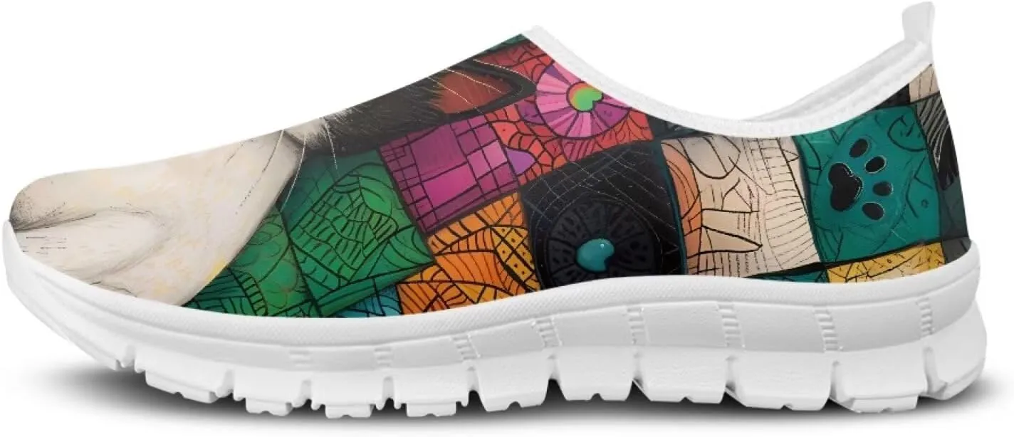 Forchrinse Walking Shoes for Women Men Low Cut Home Loafers Lightweight Slip on Running Shoes Outdoor Shoe